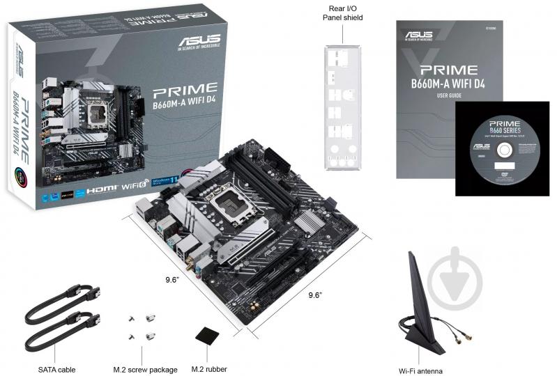 Материнская плата Asus PRIME B660M-A WIFI D4 (Socket 1700, Intel B660, micro ATX) - фото 6