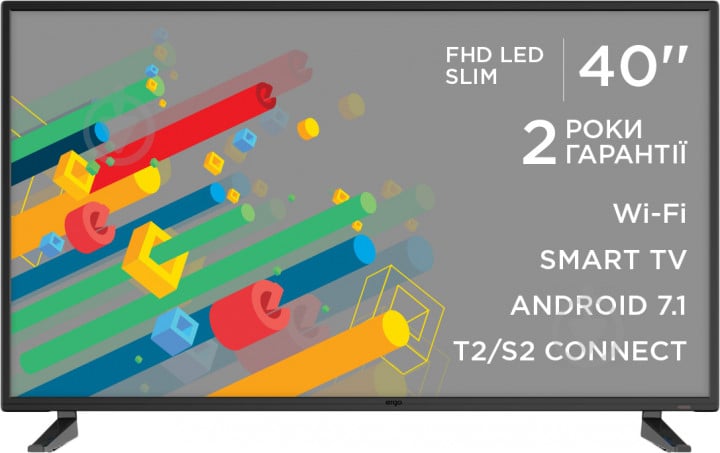 Телевізор Ergo LE40CT5530AK - фото 1