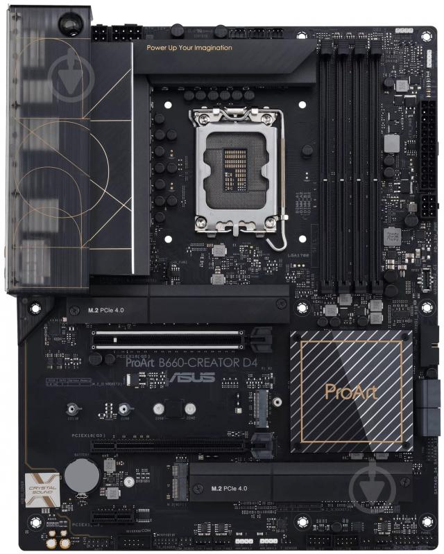 Материнская плата Asus PROART B660-CREATOR D4 (Socket 1700, Intel B660, ATX) - фото 1