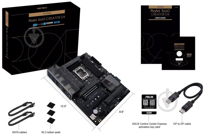 Материнская плата Asus PROART B660-CREATOR D4 (Socket 1700, Intel B660, ATX) - фото 6