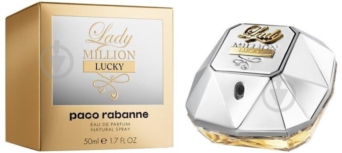 Парфумована вода PACO RABANNE Lady Million Lucky 50 мл - фото 1