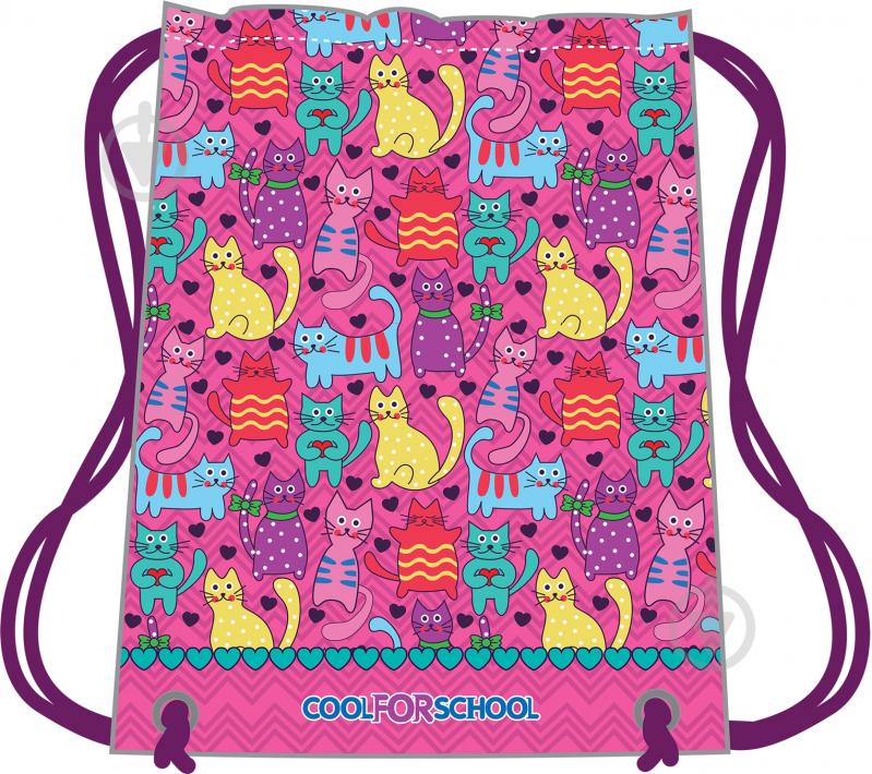 Сумка для взуття Funny Cats CF85732 Cool For School - фото 1 Сумка для взуття Funny Cats CF85732 Cool For School - фото 1