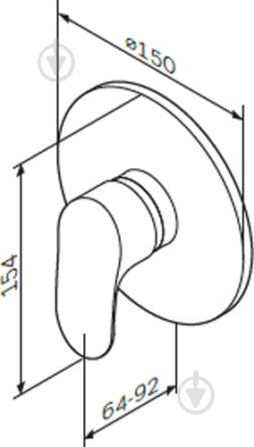 Смеситель для душа AM.PM Like	F8075000 - фото 6