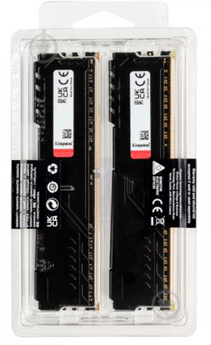 Оперативная память Kingston DDR4 SDRAM 32 GB (2x16GB) 2666 MHz (KF426C16BB1K2/32) Fury Beast - фото 5