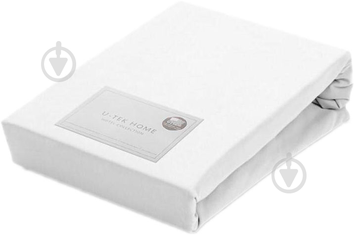 Простынь натяжная CW150190 Cotton White 150x190 см белый Ю-ТЕК - фото 1