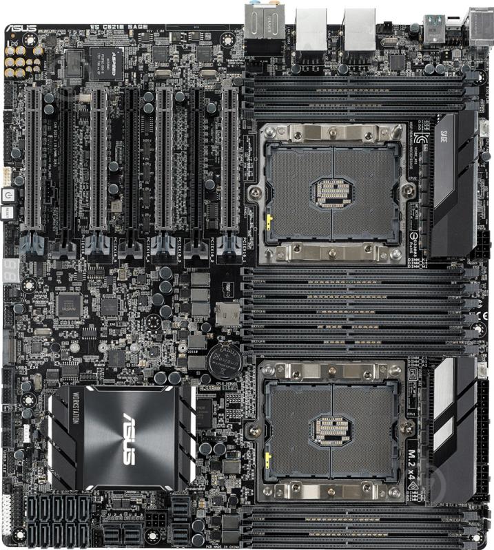 Материнська плата Asus WS C621E SAGE (Socket 3647, Intel C621, EEB) - фото 2