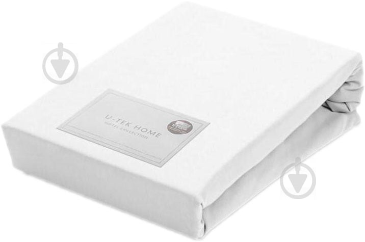 Простынь натяжная CW200200 Cotton White 200x200 см белый Ю-ТЕК - фото 1