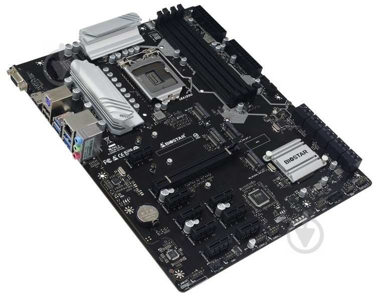 Материнська плата Biostar TZ590-BTC DUO (Socket 1200, Intel Z590, ATX) - фото 2