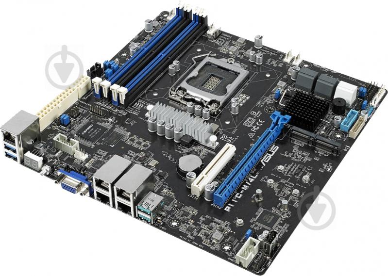 Материнська плата Asus P11C-M/4L (Socket 1151, Intel C242, mini ATX) - фото 2