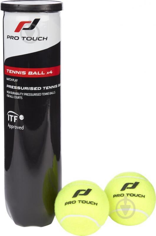 М'яч для великого тенісу Pro Touch ACE Ball Pro 412168-181 4 шт./уп. - фото 1