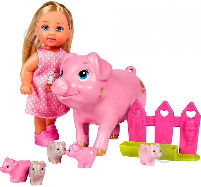 Набор с куклой Simba Steffi & Evi Вагітна свинка 5733337 - фото 1