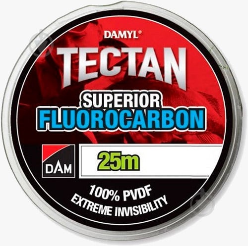 Волосінь DAM Tectan Superior Fluorocarbon NEW 25м 0,14мм 1,8кг - фото 1