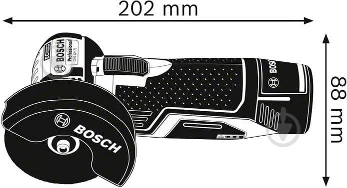 Болгарка (угловая шлифмашина) Bosch Professional GWS 12V-76 06019F200B - фото 7