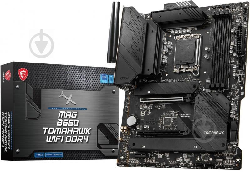 Материнська плата MSI B660 TOMAHAWK WIFI DDR4 (Socket 1700, Intel B660, ATX) - фото 1