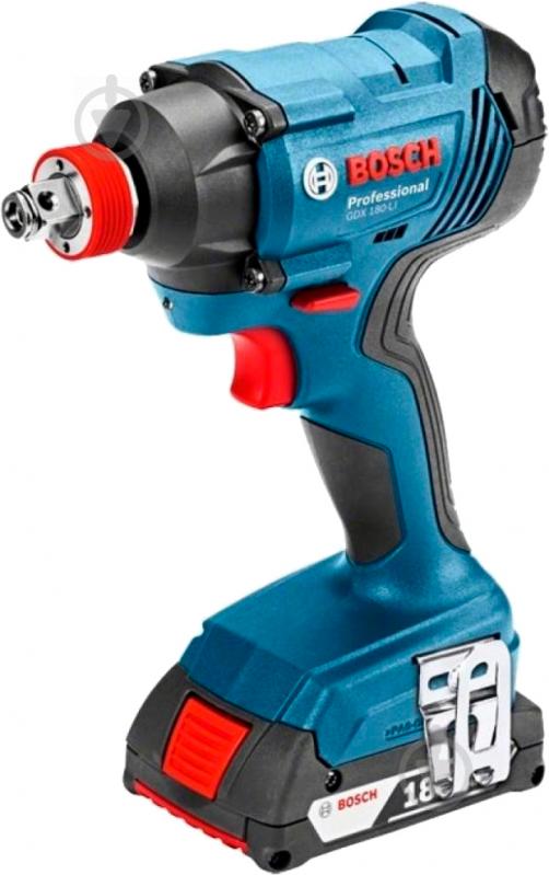 Гайковерт ударний акумуляторний Bosch Professional GDX 180-LI 06019G5220 - фото 2