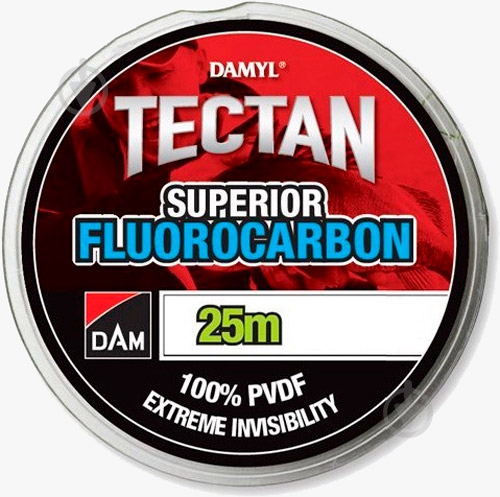 Волосінь DAM Tectan Superior Fluorocarbon NEW 25м 0,23мм 3,6кг - фото 1