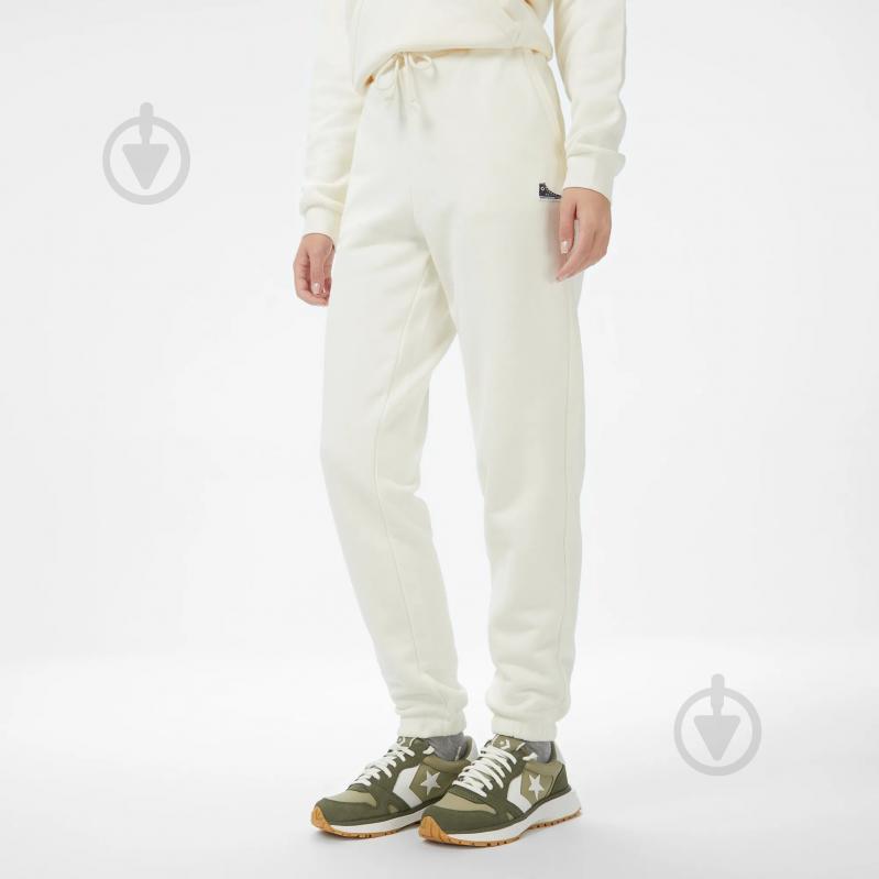 Брюки Converse SNEAKER PATCH PANT CVW5B124-EG7 р. S бежевый - фото 1