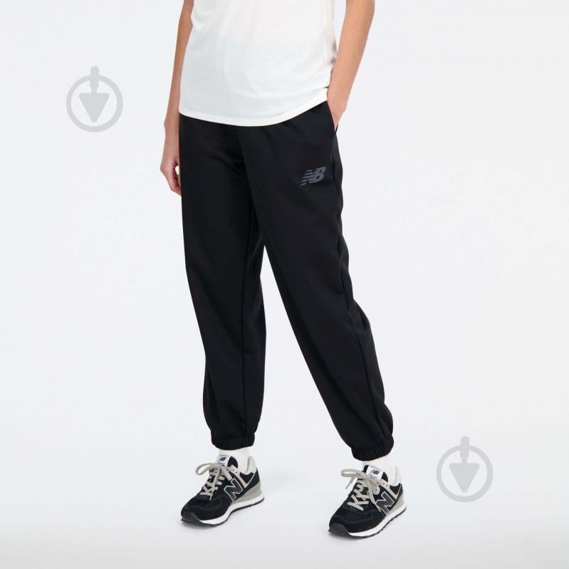 Брюки New Balance RELENTLESS PERFORMANCE FLEECE JOGGER WP33188BK р. L черный - фото 1