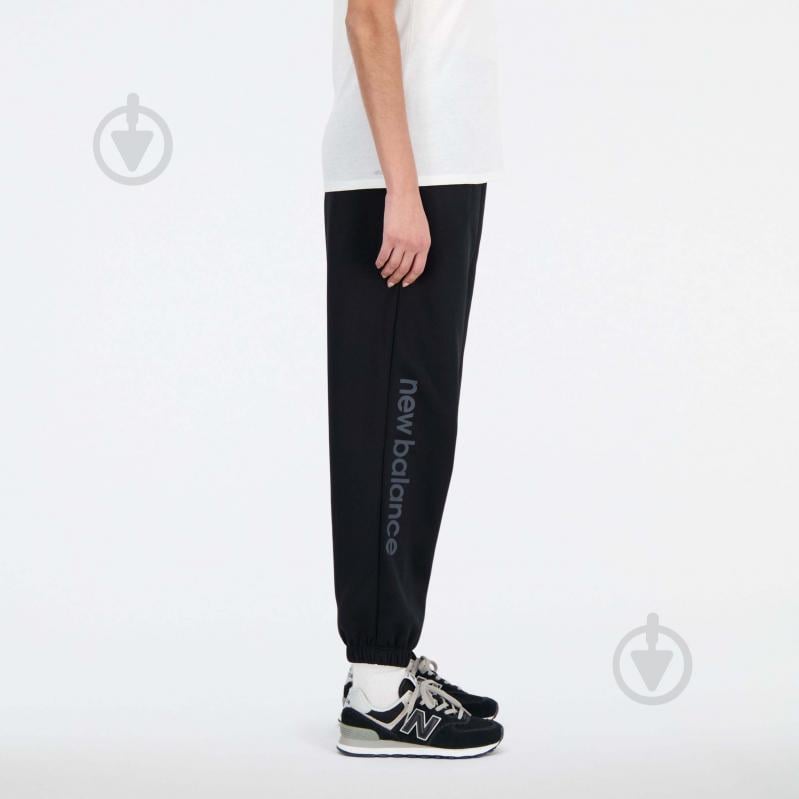 Брюки New Balance RELENTLESS PERFORMANCE FLEECE JOGGER WP33188BK р. L черный - фото 3