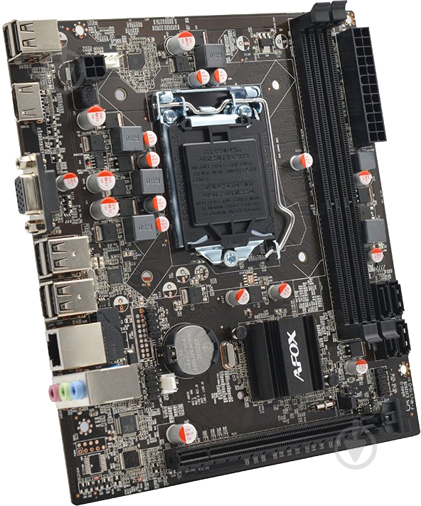 Материнская плата AFOX IB75-MA5-V2 (Socket 1155, Intel B75, micro ATX) - фото 1