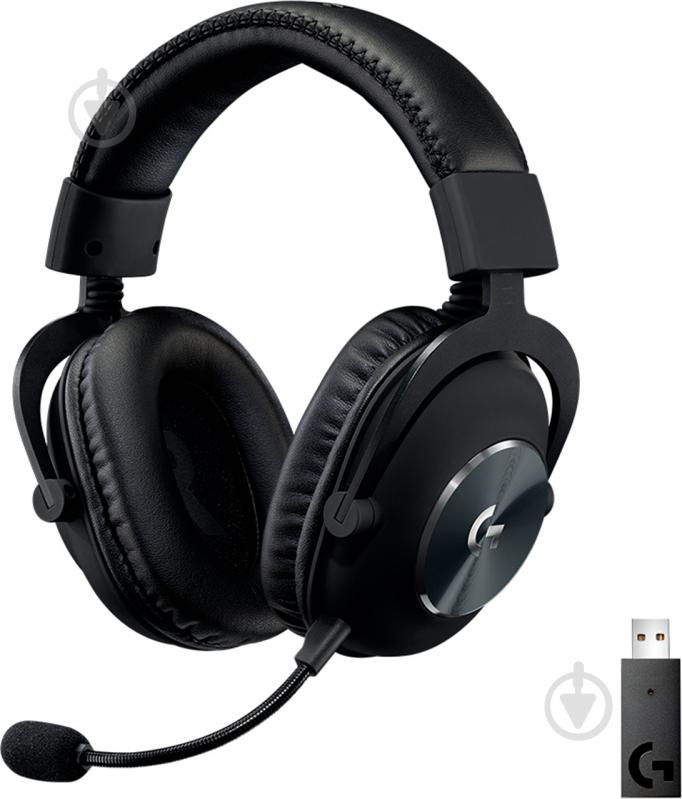 Гарнитура игровая Logitech PRO X Wireless LIGHTSPEED Gaming Headset black (981-000907) - фото 1