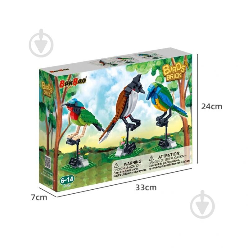 Конструктор BanBao brick bird 5123 - фото 2 Конструктор BanBao brick bird 5123 - фото 2