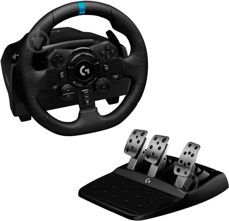 Игровой руль Logitech G923 Racing Wheel and Pedals for PS4/PC (941-000149) - фото 