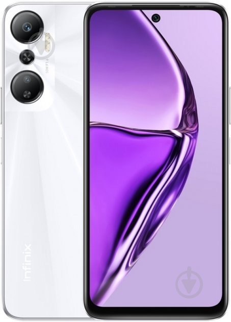 Смартфон Infinix Hot 20 6/128GB legend white (X6826B) - фото 1