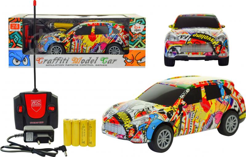Машинка на радиоуправлении Graffiti Model Car 1:18 2-602A - фото 1 Машинка на радиоуправлении Graffiti Model Car 1:18 2-602A - фото 1