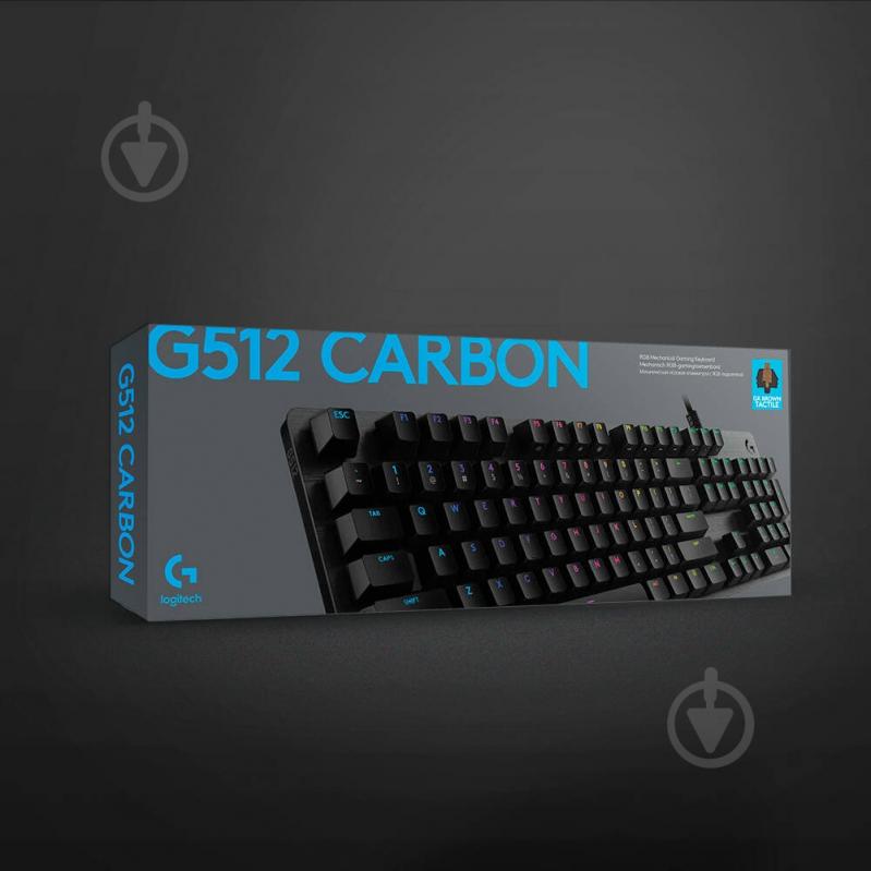 Клавиатура Logitech G512 Carbon Lightsync RGB Mechanical (920-009351) black - фото 10