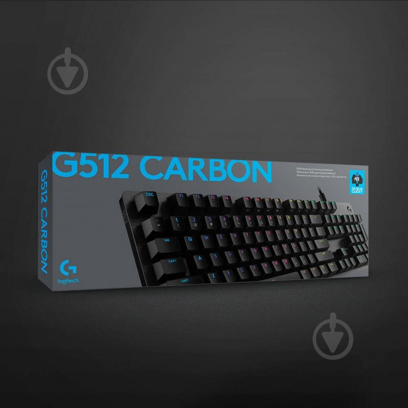 Клавиатура Logitech G512 Carbon Lightsync RGB Mechanical (920-009351) black - фото 11