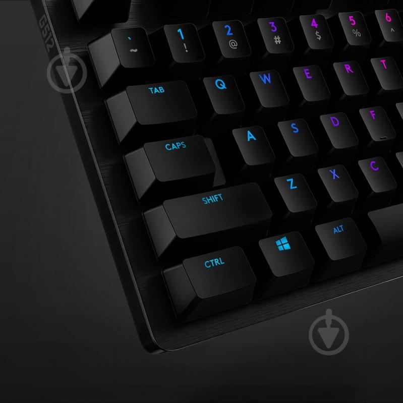 Клавиатура Logitech G512 Carbon Lightsync RGB Mechanical (920-009351) black - фото 12