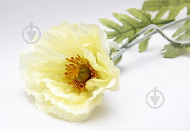 Цветок искусственный Мак 78 см белый Девилон - фото 2