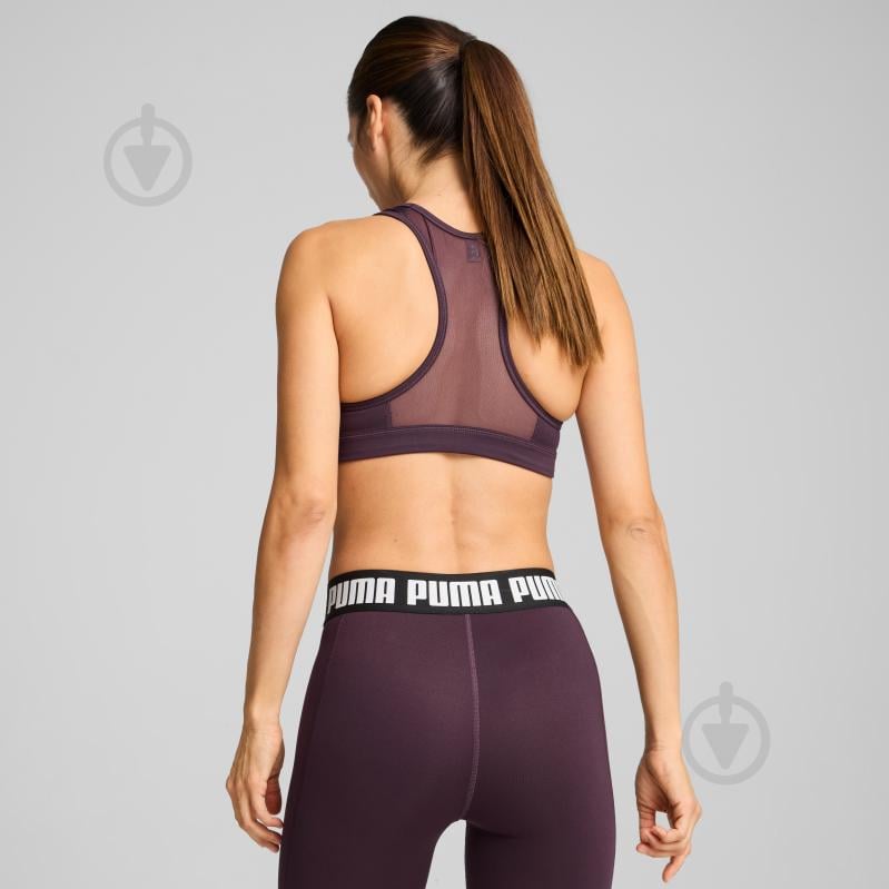 Бра Puma 4 KEEPS BRA 52531619 р.XS бордовый - фото 6