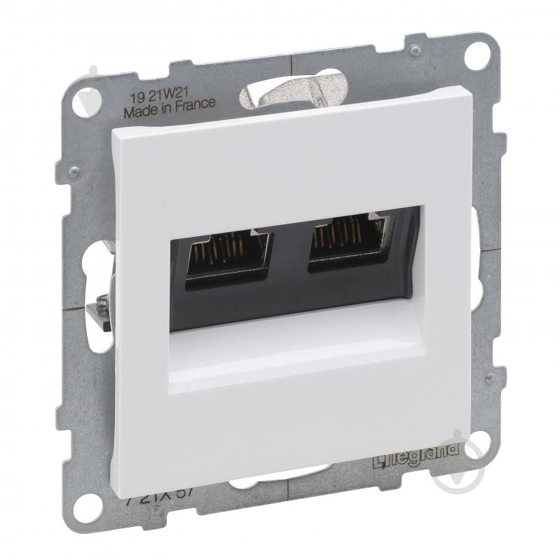Розетка комп’ютерна Legrand Suno IP20 білий 721157 - фото 1