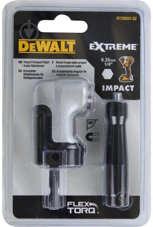 Насадка угловая DeWalt Extreme Impact DT20503 - фото 3