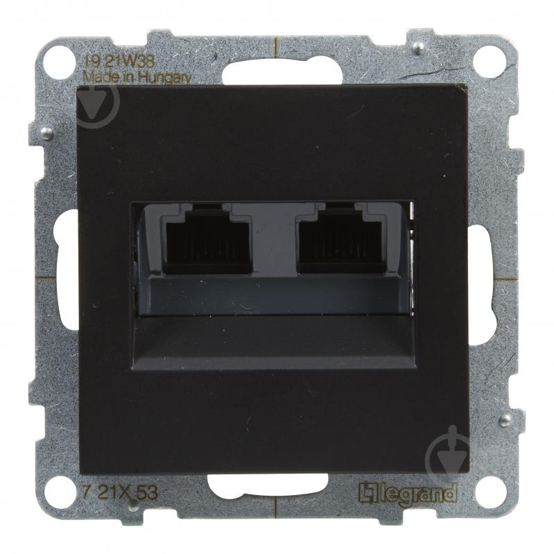 Розетка компьютерная Legrand Suno IP20 черный 721453 - фото 2 Розетка компьютерная Legrand Suno IP20 черный 721453 - фото 2