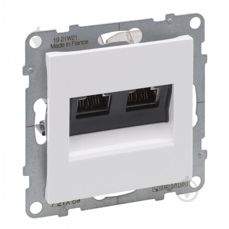 Розетка компьютерная Legrand Suno IP20 белый 721159 - фото 1