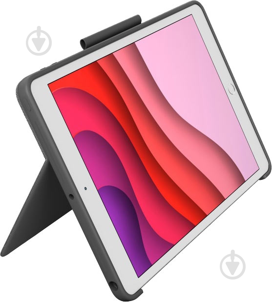 Чехол-клавиатура Logitech Combo Touch Ipad 7 Thgeneration Graphite black (920-009994) - фото 2