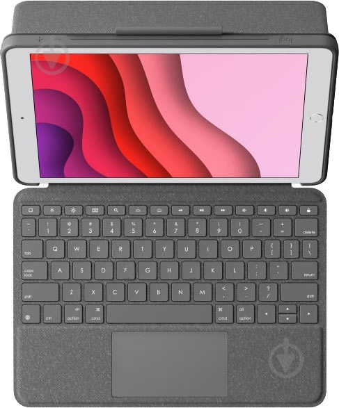 Чехол-клавиатура Logitech Combo Touch Ipad 7 Thgeneration Graphite black (920-009994) - фото 1