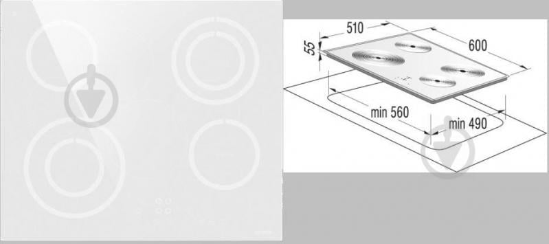 Варочная поверхность электрическая Gorenje ECT 643 SYW - фото 6