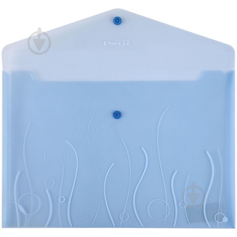 Папка-конверт на кнопці А4 прозора A1707-C Comix - фото 3