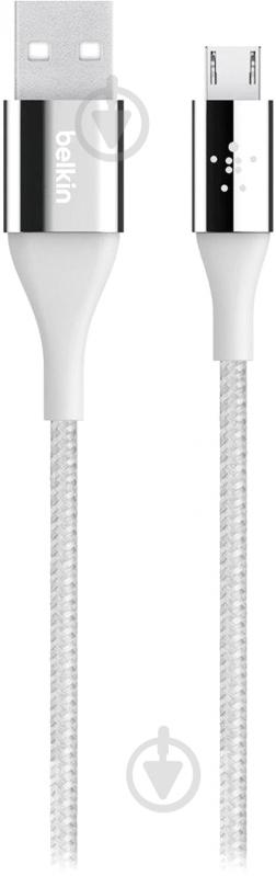 Кабель Belkin Lightning – USB 1,2 м серебряный (F2CU051bt04-SLV) DuraTek MICRO-USB - фото 1