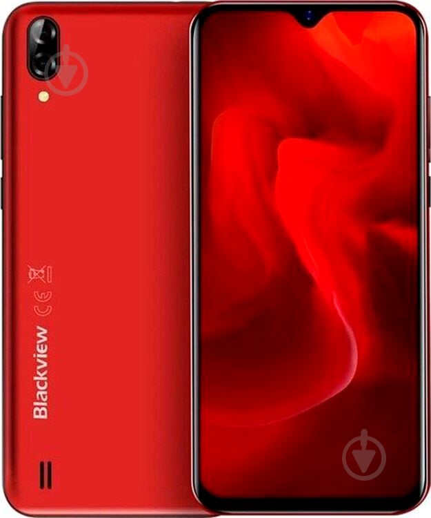 Смартфон Blackview A60 Dual SIM 2/16GB red (6931548307099) - фото 1