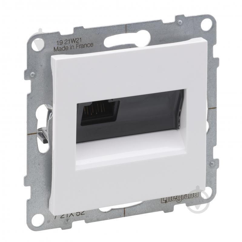 Розетка компьютерная Legrand Suno IP20 белый 721152 - фото 1