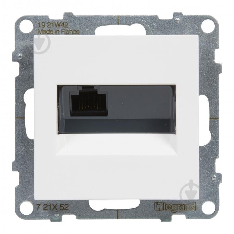 Розетка компьютерная Legrand Suno IP20 белый 721152 - фото 2