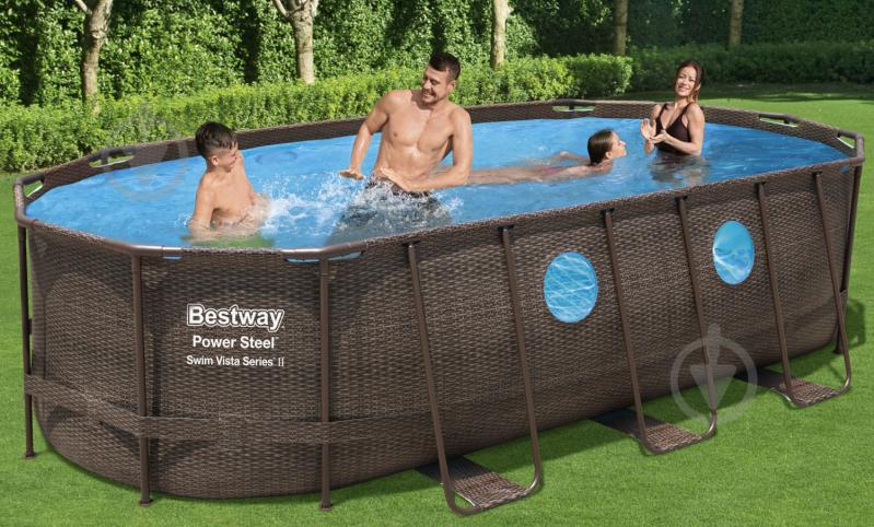 Бассейн каркасный Bestway 549х274х122 см 13430 л 56716 - фото 7