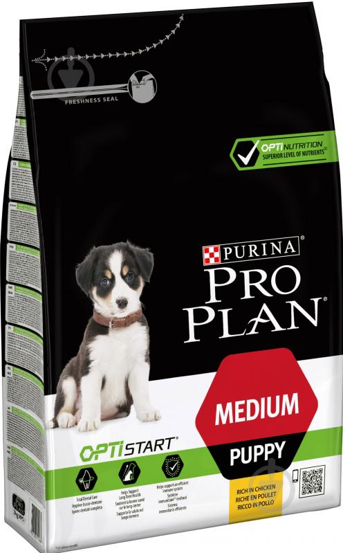 Корм для средних пород Pro Plan Pro Plan Puppy Medium 3 кг 3 кг - фото 1