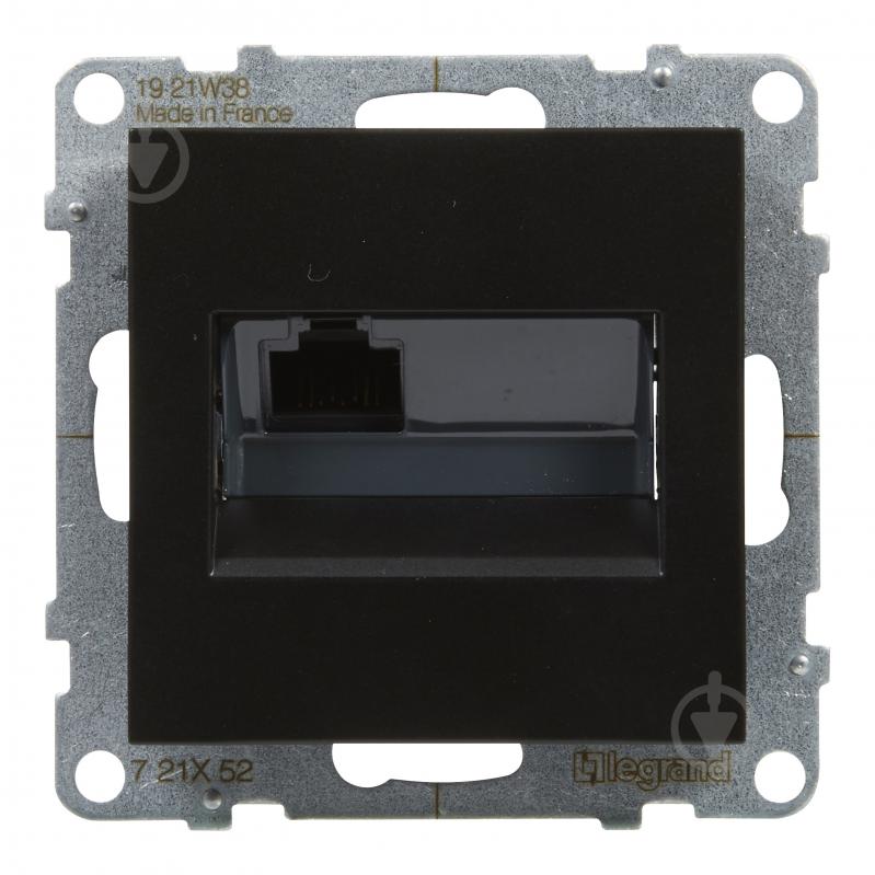 Розетка компьютерная Legrand Suno IP20 черный 721452 - фото 2 Розетка компьютерная Legrand Suno IP20 черный 721452 - фото 2