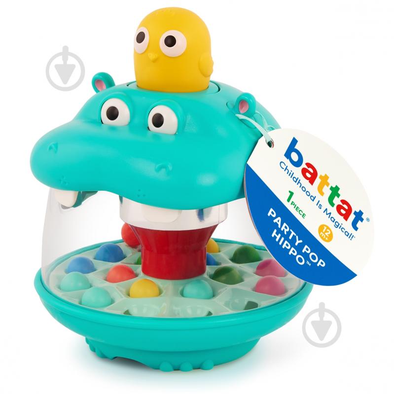 Развивающая игрушка Battat Lite Юла-Бегемот BT1830Z - фото 9